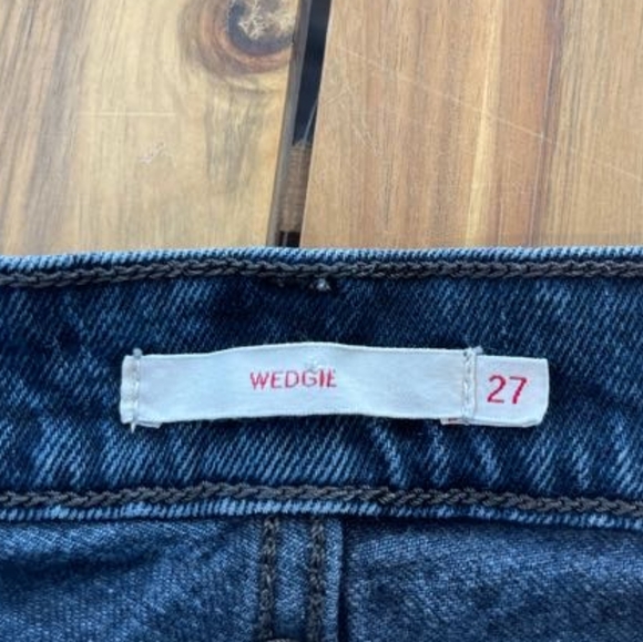 Levis Premium Denim Womens The Wedgie Blue Jeans Size 27 - Picture 5 of 5